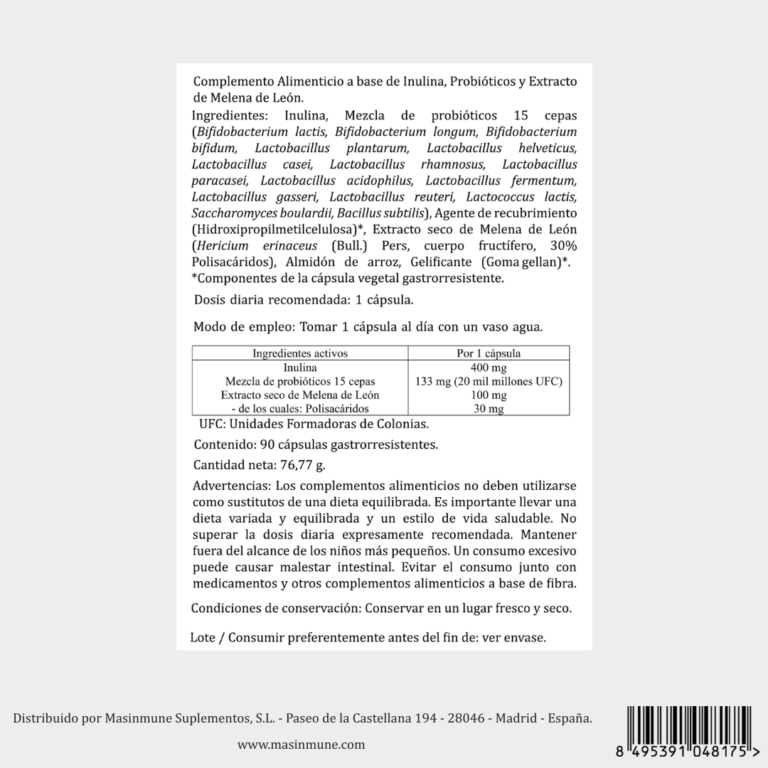 MASPROBIÓTICOS COMPLEX - 90 Cápsulas