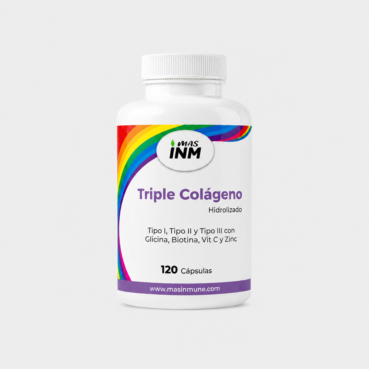 TRIPLE COLÁGENO HIDROLIZADO - 120 Cápsulas