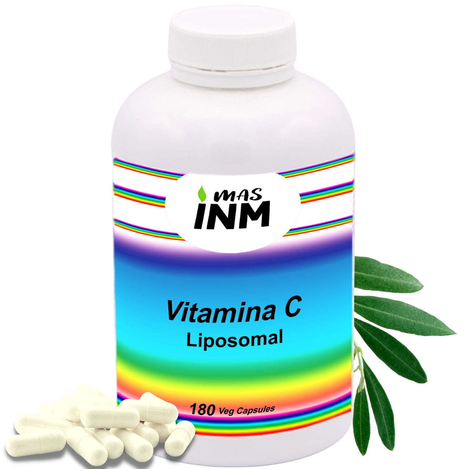 Vitamina C Liposomal - 180 Cápsulas - Masinmune