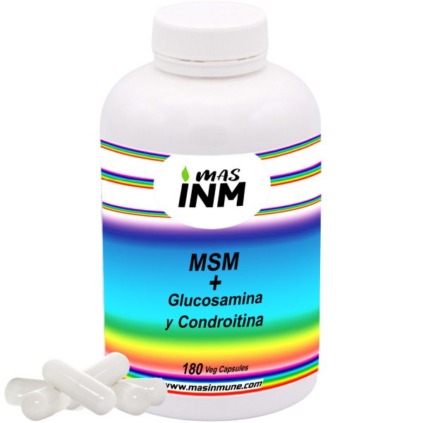 MSM para articulaciones con glucosamina y condroitina para huesos y cartílagos. Masinmune