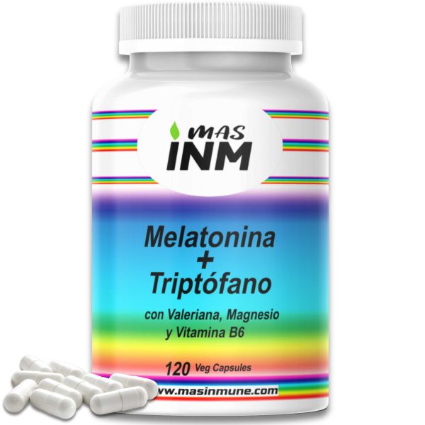 Melatonina con Triptófano con valeriana + magnesio + vitamina b6