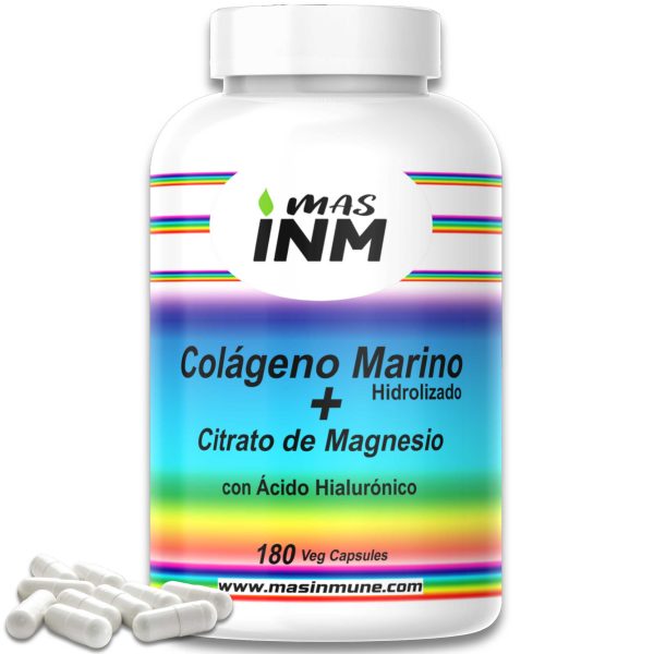 Colágeno Hidrolizado con magnesio para las articulaciones, sistema nervioso y piel.