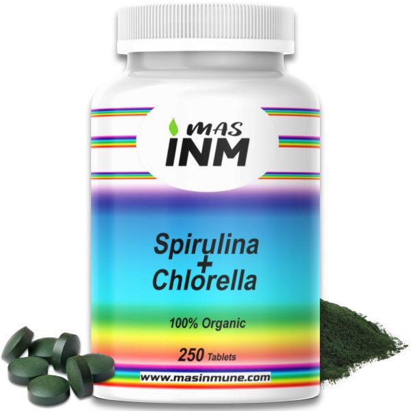 Espirulina con chlorella para depurar y detox del cuerpo