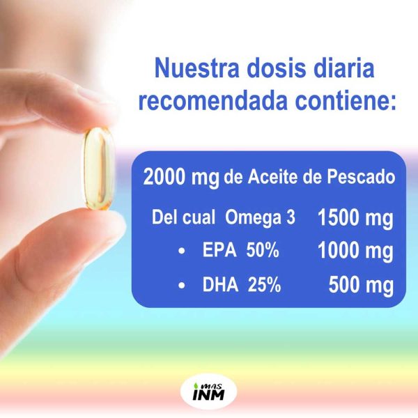 Suplemento de Omega 3 con alta concentración de DHA – Apoya la salud ocular y mantiene una visión normal