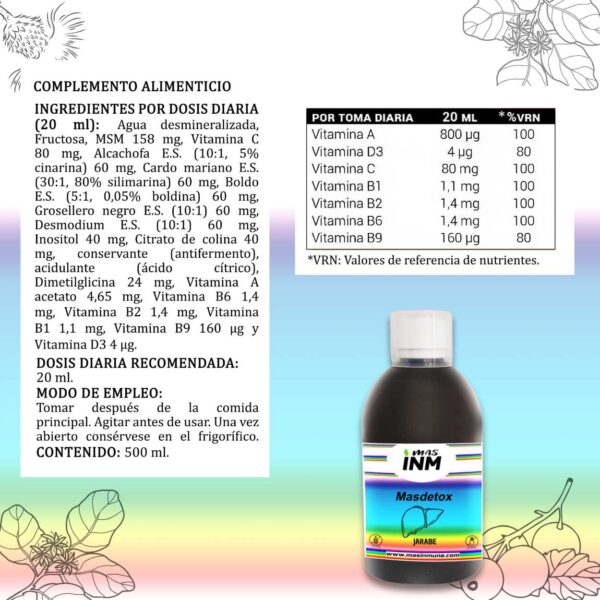 Pack Ahorro MASDETOX Hígado 500ml - Imagen 7