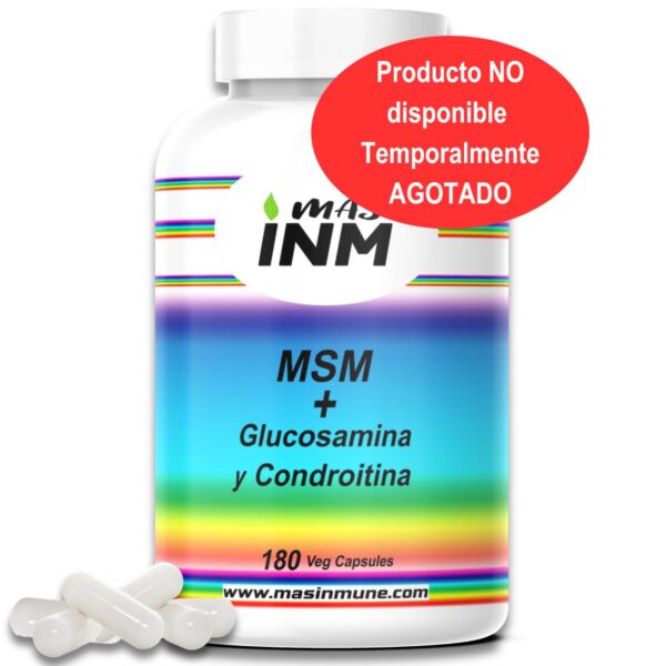 MSM + GLUCOSAMINA y CONDROITINA - 180 Cápsulas