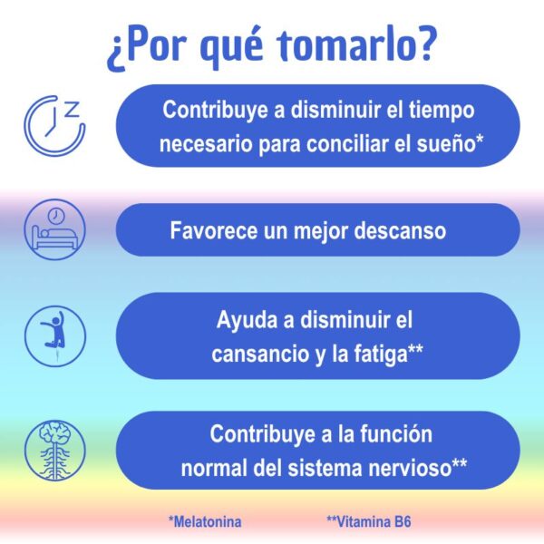 Melatonina, triptófano y valeriana – Cápsulas naturales para el estrés y el sueño reparador.