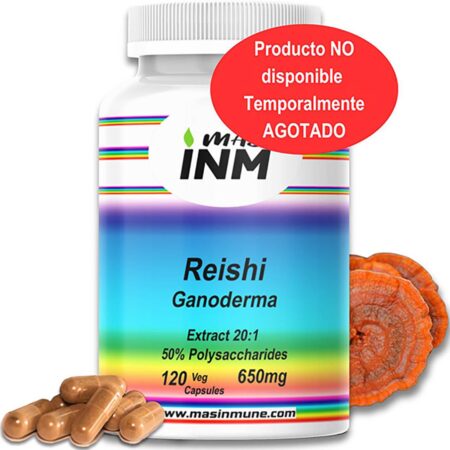 REISHI GANODERMA Extracto 20:1 – 120 Cápsulas
