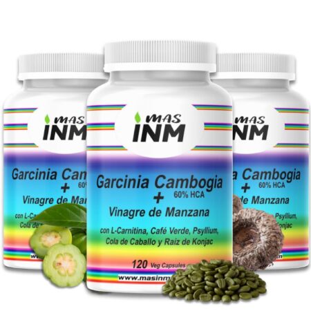Fórmula completa con Garcinia Cambogia, Psyllium, Vinagre de Manzana y más – Apoya el control de peso y la salud digestiva.