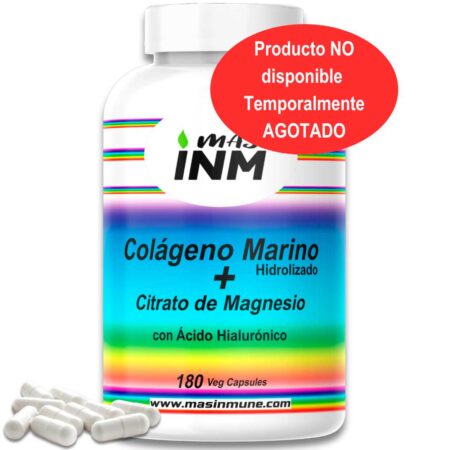COLÁGENO MARINO + CITRATO DE MAGNESIO - 180 Cápsulas