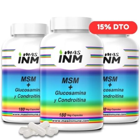 Suplemento de MSM, Glucosamina y Condroitina en cápsulas – Apoyo para articulaciones saludables