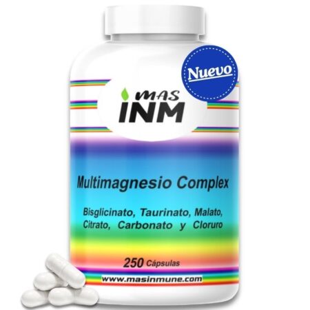 Multimagnesio complex Masinmune con 6 tipos de magnesio para músculos energía y sistema nervioso