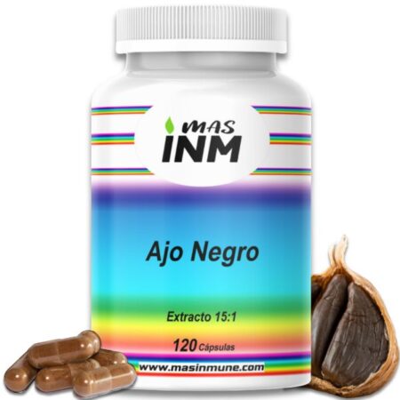 Cápsulas de Ajo Negro 650 mg – Suplemento antioxidante para protección celular y salud óptima