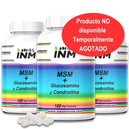 Pack Ahorro MSM + GLUCOSAMINA y CONDROITINA - 540 Cápsulas
